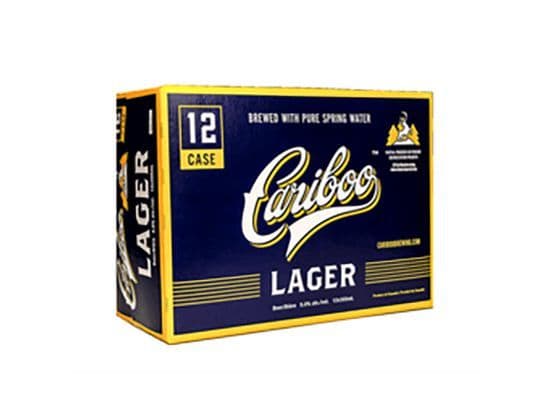 Cariboo Lager 12can, 355mL domestic (5.50% ABV)