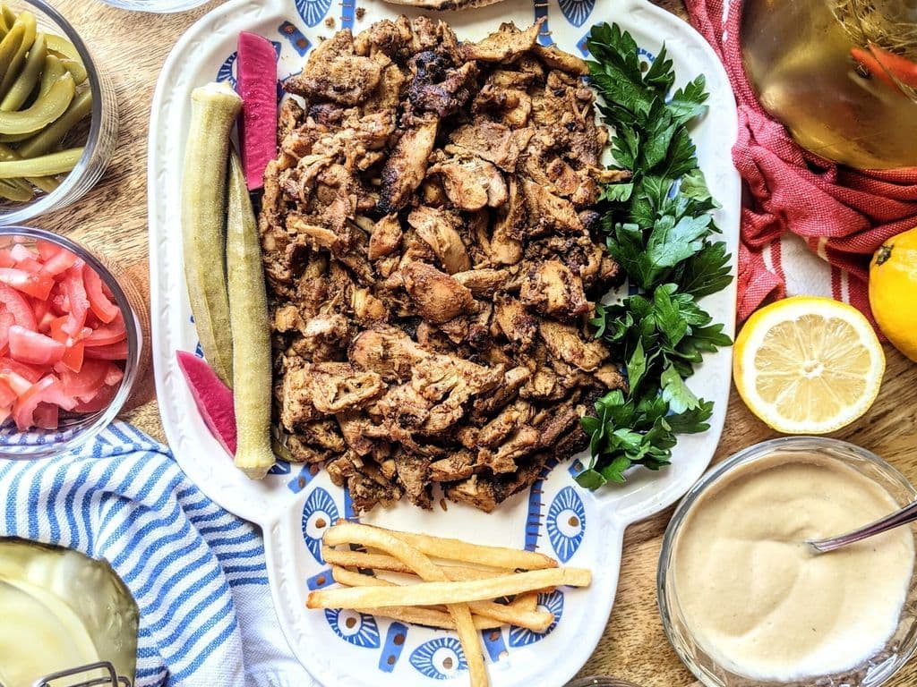 Chicken Shawarma Platter