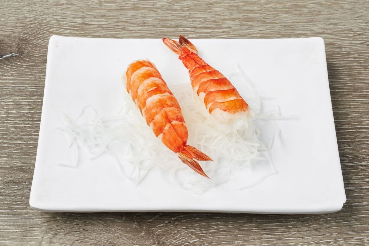 Shrimp (Ebi) Nigiri Sushi (2 pcs)