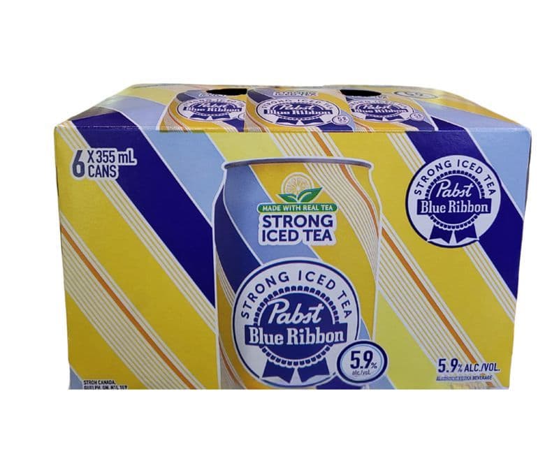 PABST GROOVY LEMON ICED TEA (6x355ML)