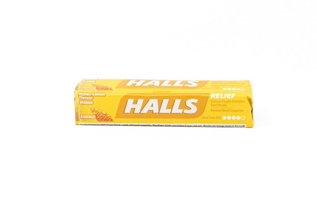 Halls miel et citron 9 pastilles soulagement