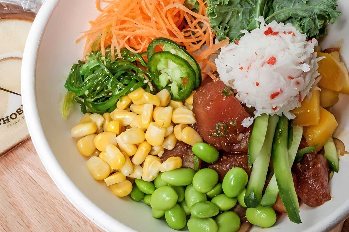 Build Your Own Poke Bowl (No Protein)