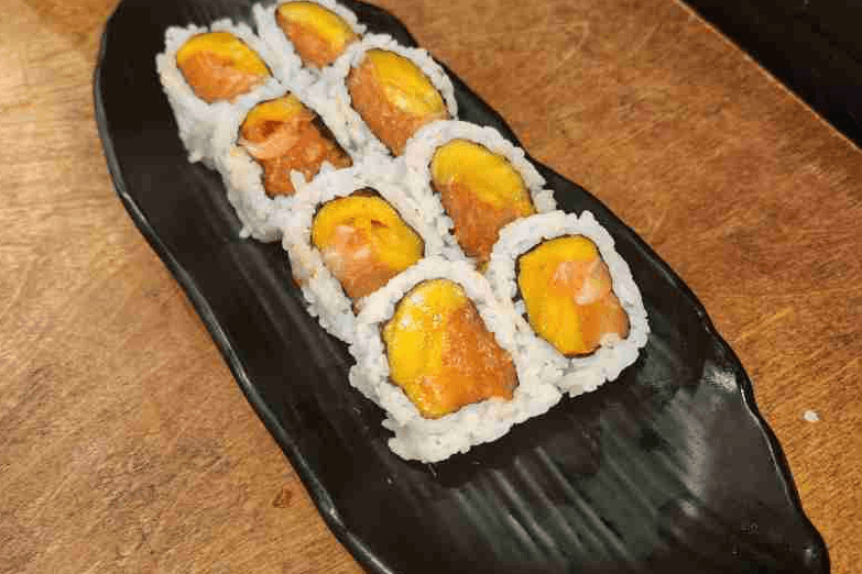 Salmon and Mango Roll