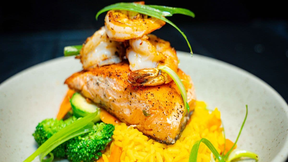 Atlantic Salmon & Shrimp