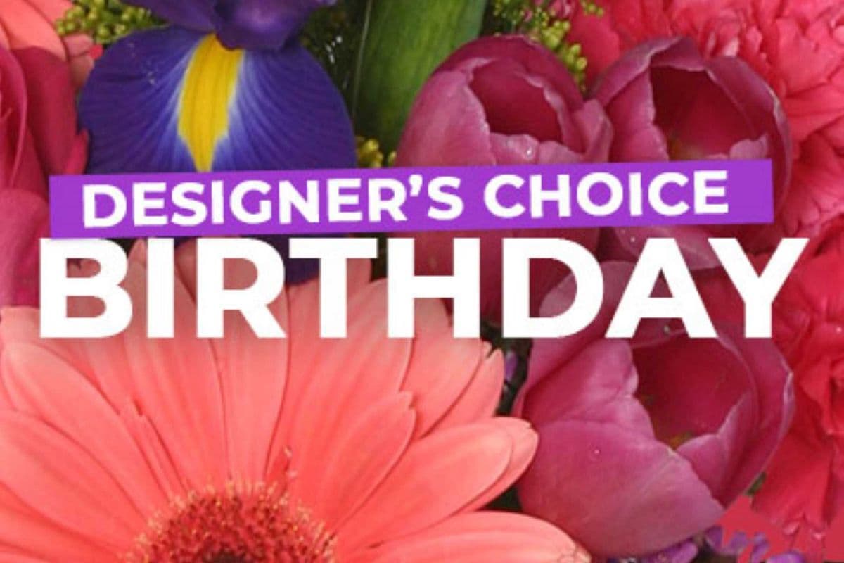 *Birthday* Vase Arrangement - Designer's Choice (Custom Design)