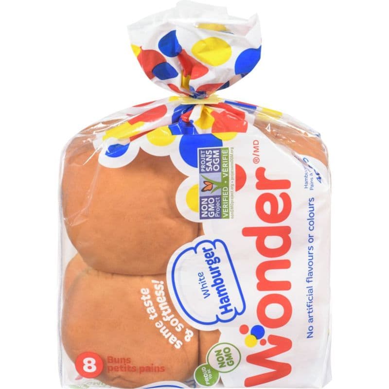 Wonder White Hamburger Buns