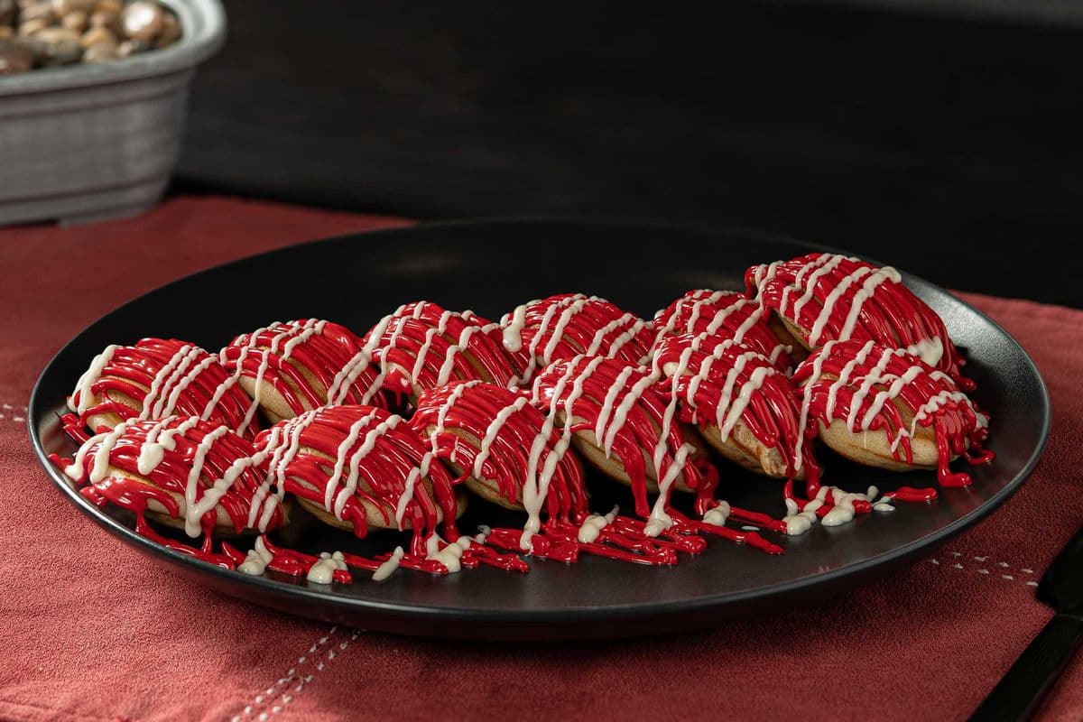 Red Velvet Mini Pancakes