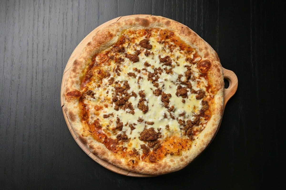 Pizza viande hachée / Ground Meat Pizza