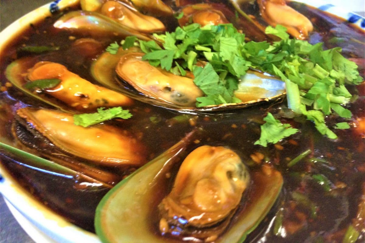 139. Mussels in Manchurian Sauce