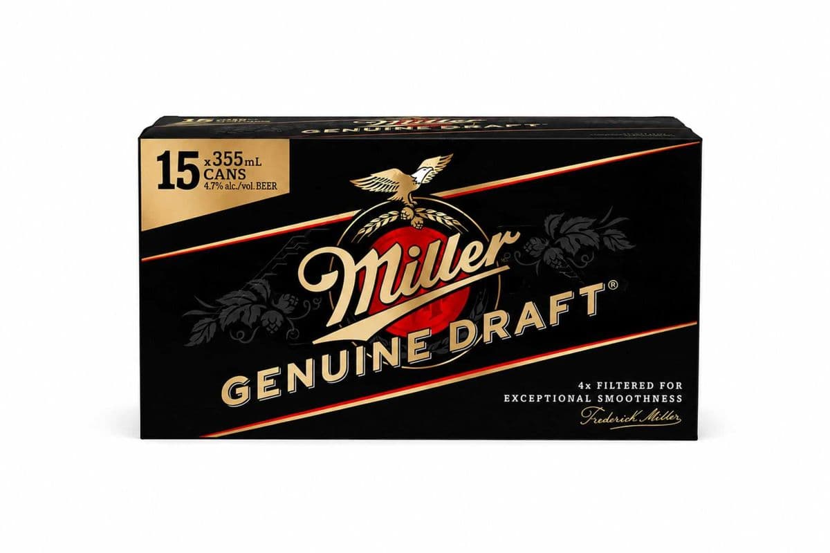 Miller Genuine Draft (15 x 355ml)