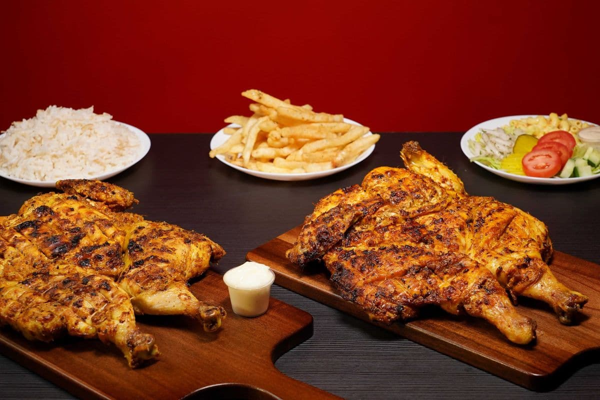 Deux poulet entier familiale