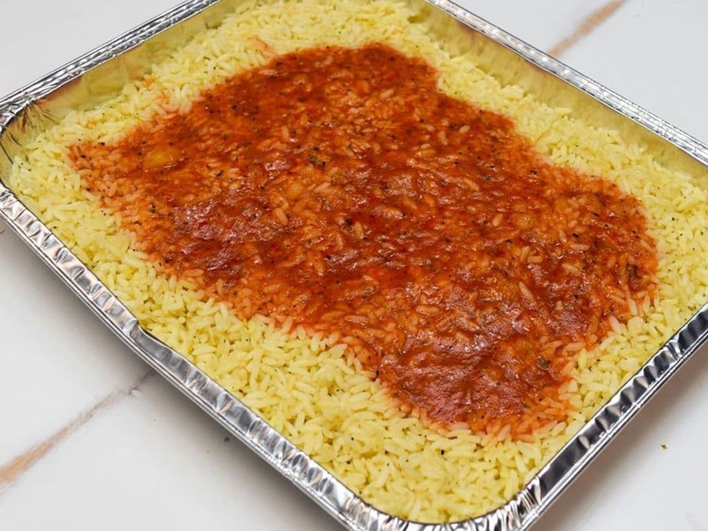 1/4 Tray Mr. Greek Rice 