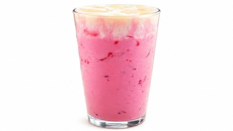 STRAWBERRY SHAKE w/Cheese Foam