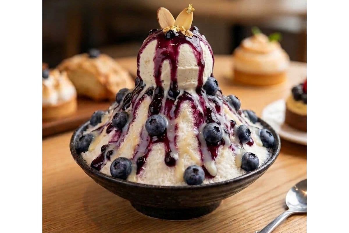 Blueberry Bingsu