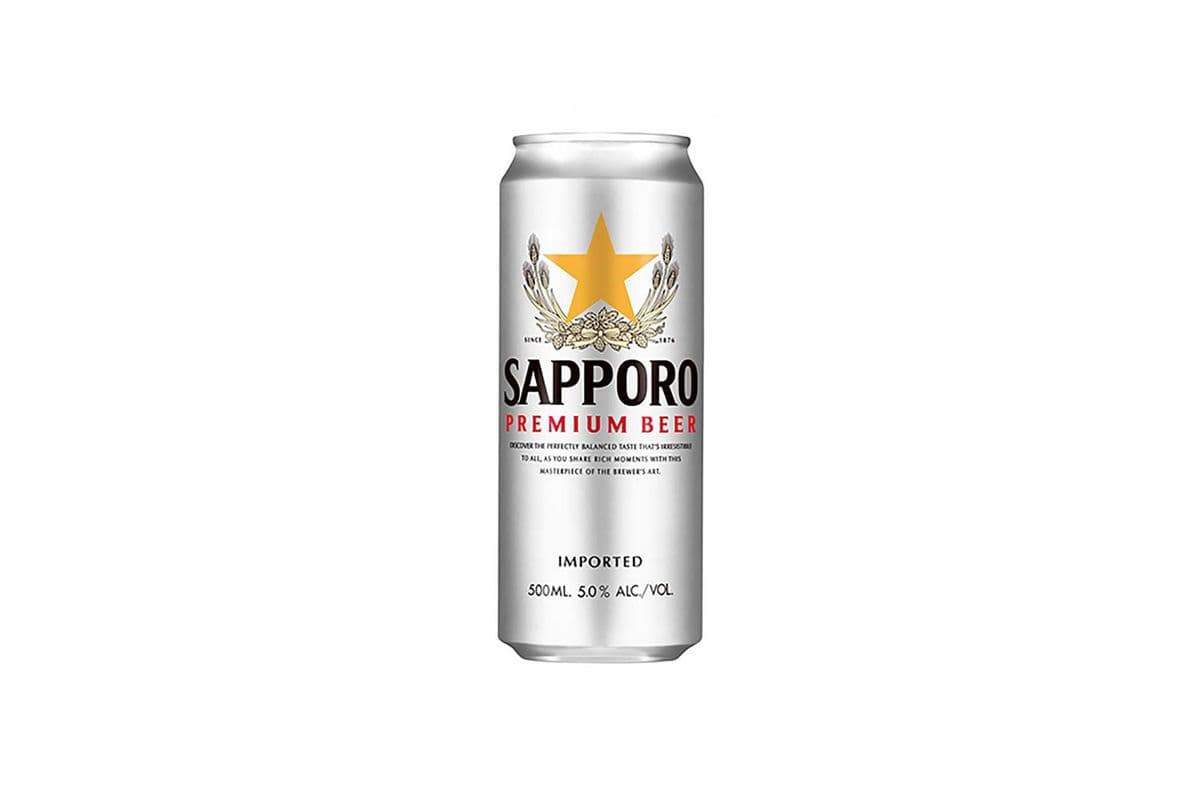 Sapporo, Tall Can COLD BEER (1 x 500mL)