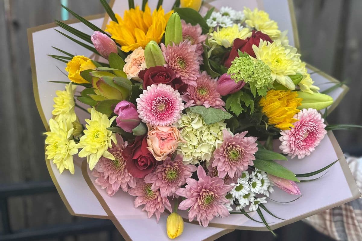 Pretty in pink bouquet