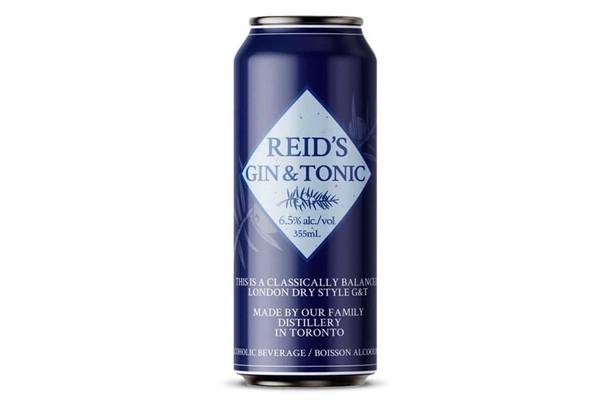 Reid's Gin & Tonic 355ml (1 x 355ml)