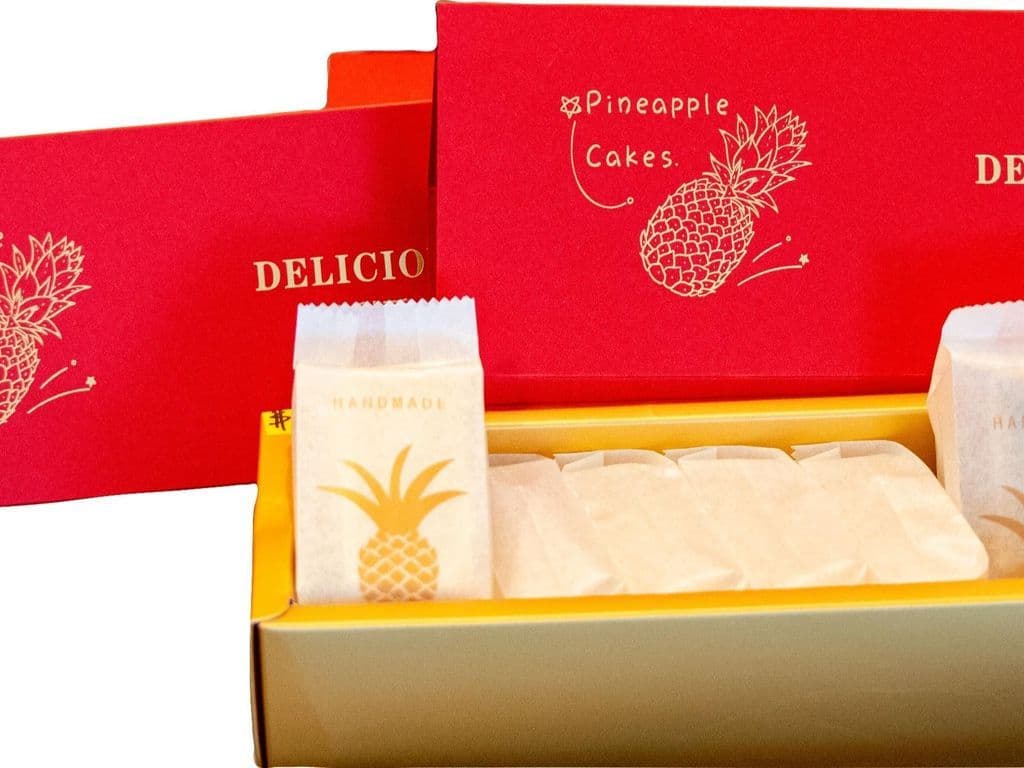 Vegan Pineapple Cakes (Original) (1box)