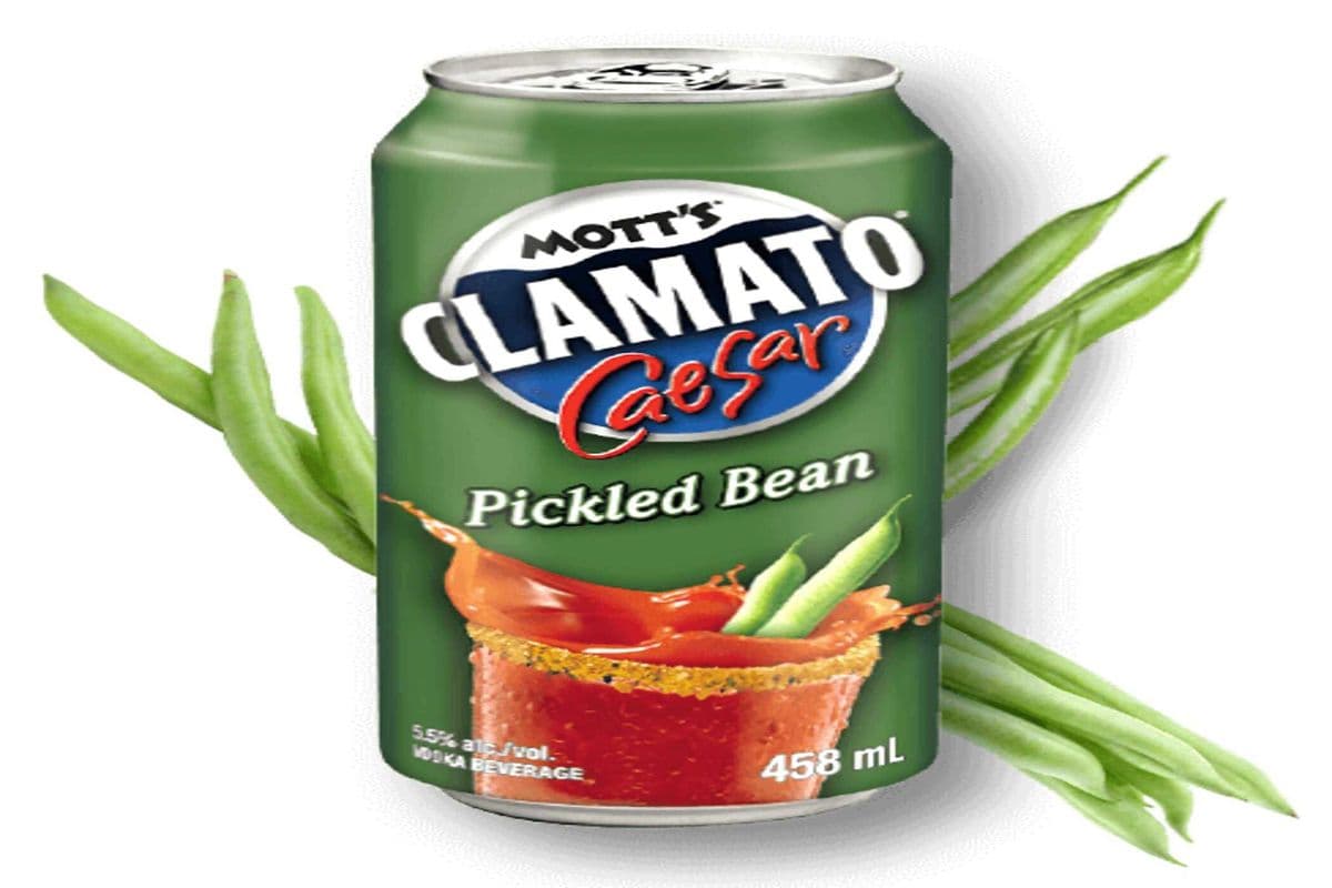 MOTT'S CLAMATO CAESAR PICKLED BEAN 458ML (1 x 458ML)