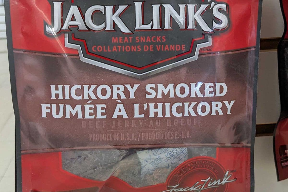 JackLink's hickory smoked beef jerky (80g) (80 Cal)