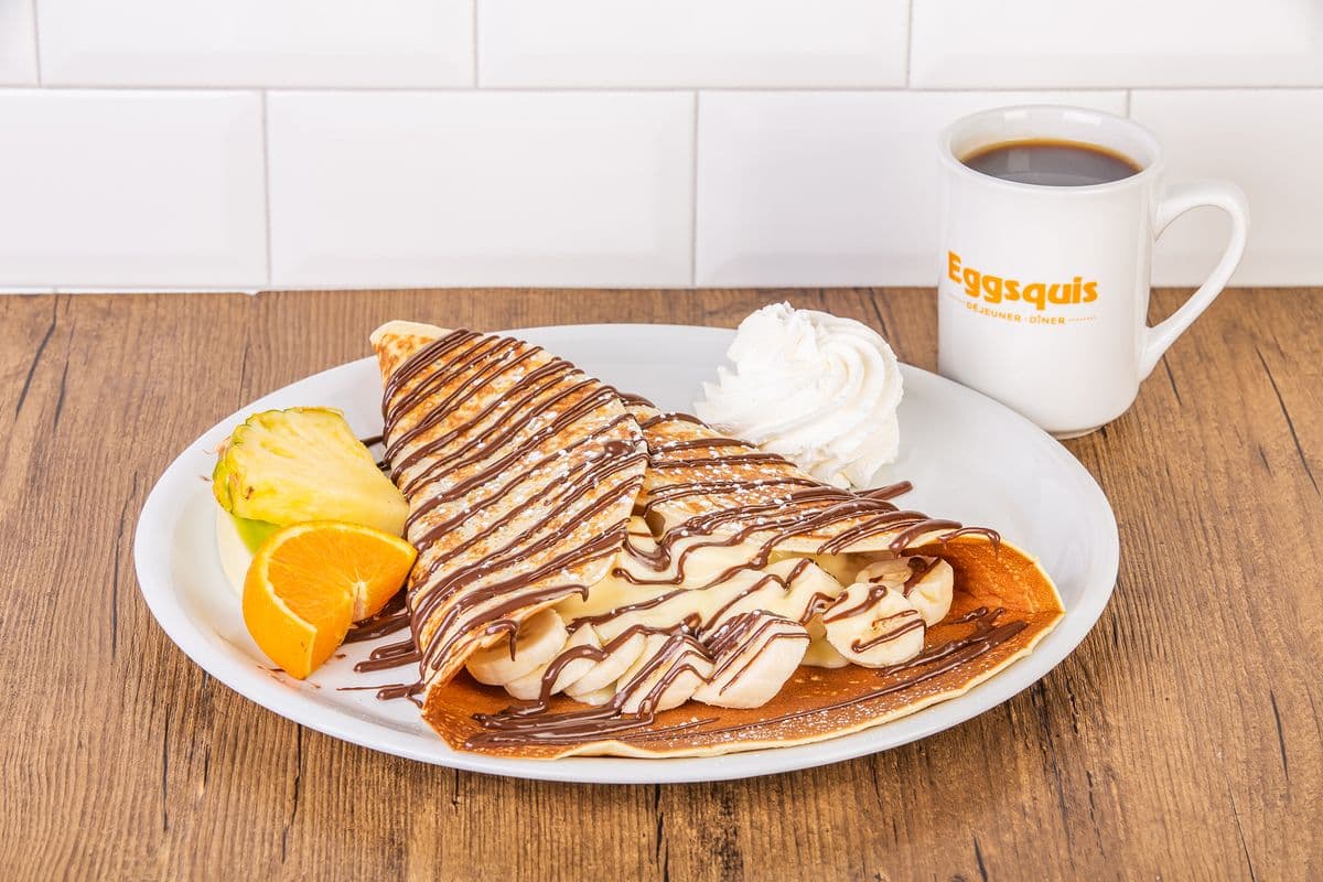 Crepe bananes & chocolat noisette/ Banana & Hazelnut Chocolate crepe
