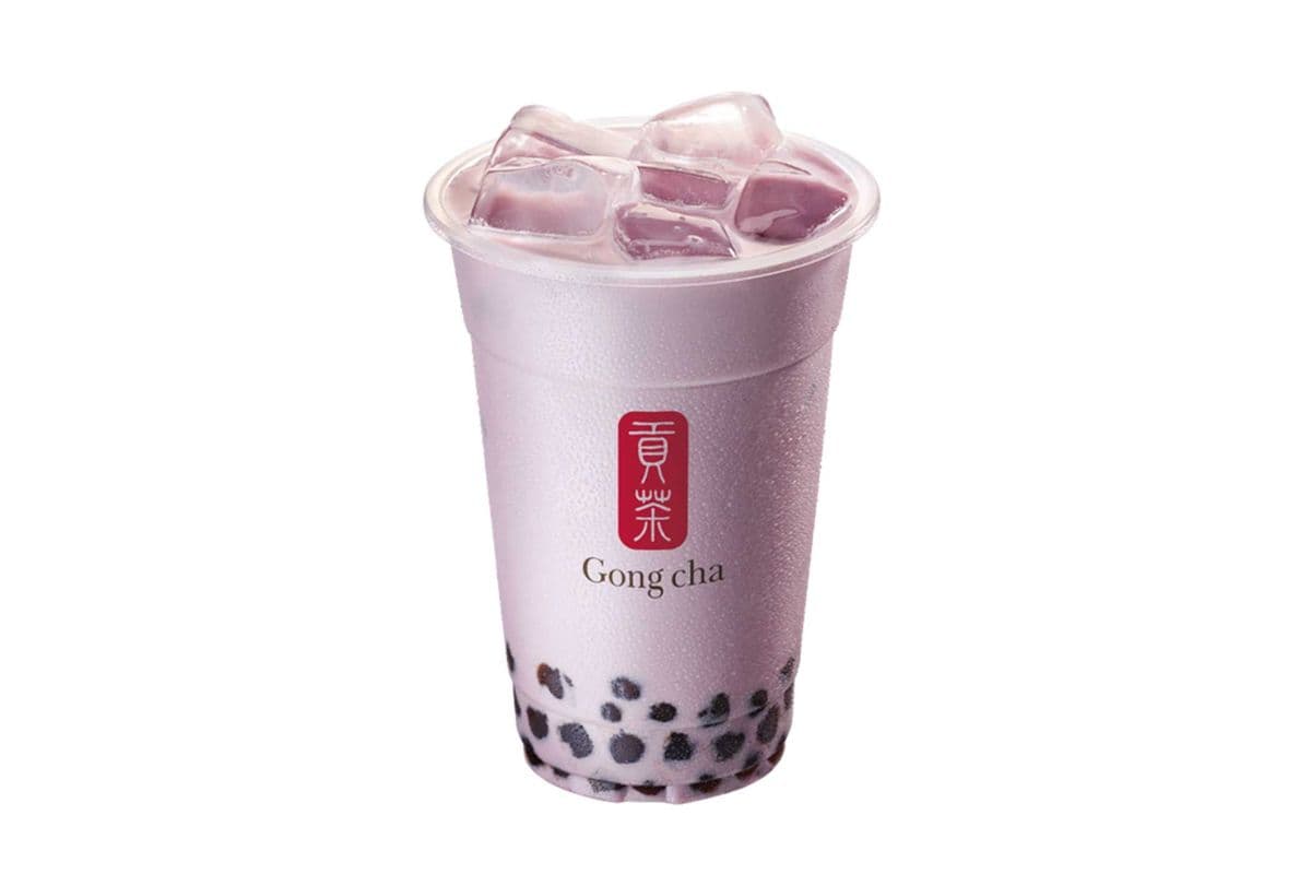 Taro Milk Drink with Pearls