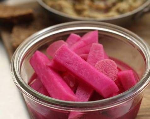 Entrée Navet mariné / Marinated turnip