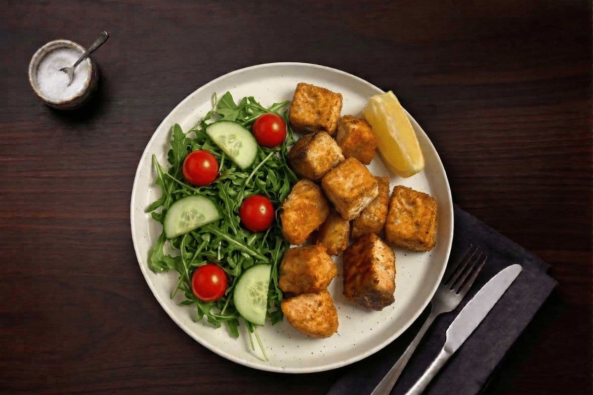 Banging Cajun Salmon Bites