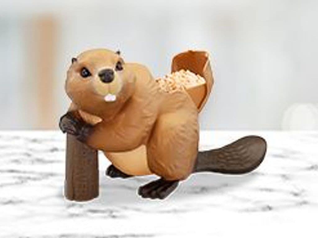 Naked Gun Beaver Collectable Tub with Large Popcorn