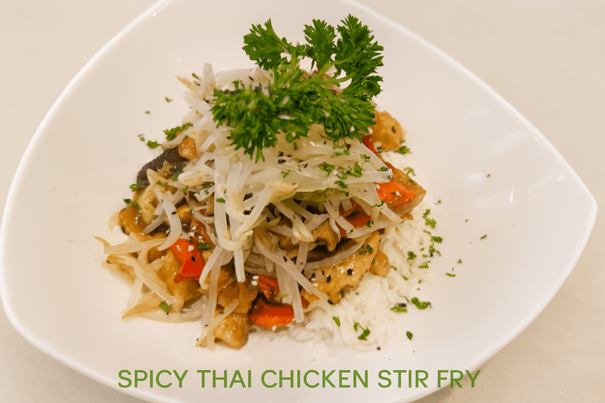 Spicy Thai Chicken Stir Fry