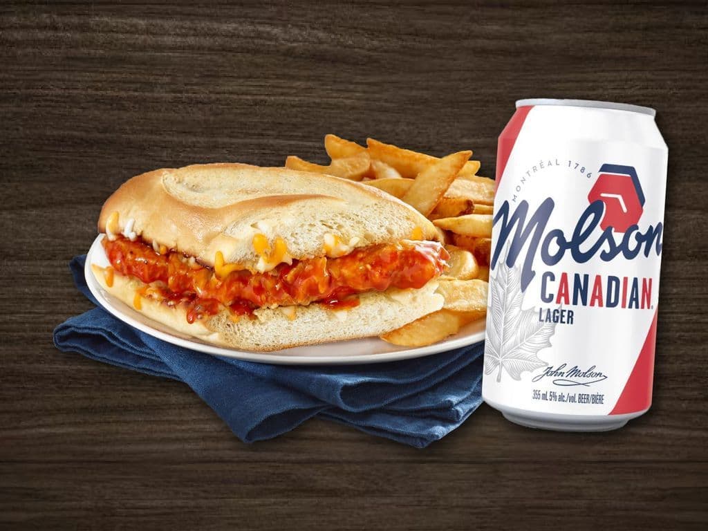 Chicken Sandwich Combo - With A Beer
