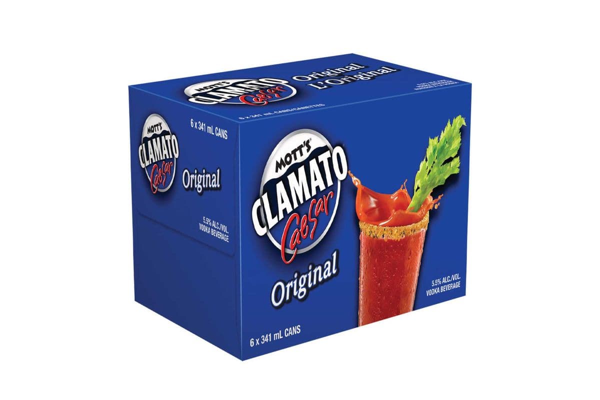 Mott's Clamato Original Ceaser (6 Packs) (6 x 355ML)