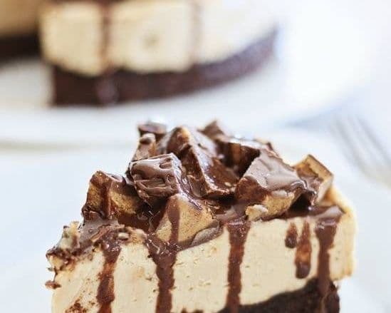 Chocolate Peanut Butter Brownie Cheesecake -Gluten FREE