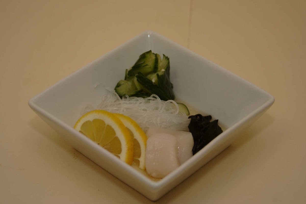 Scallop Sunomono