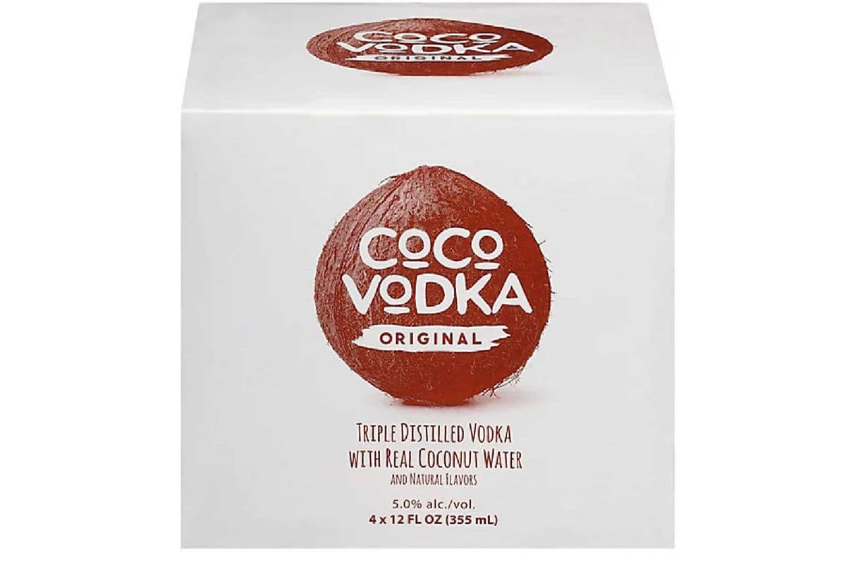 Coco Vodka Beverage (4 Pack) (4 x 473 ml Cans)