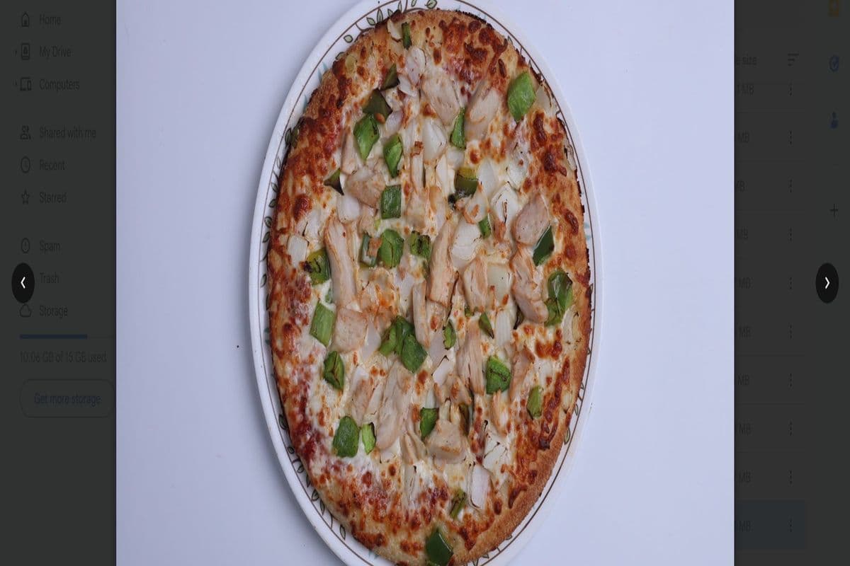 Small Chicken Bacon Alfredo Pizza