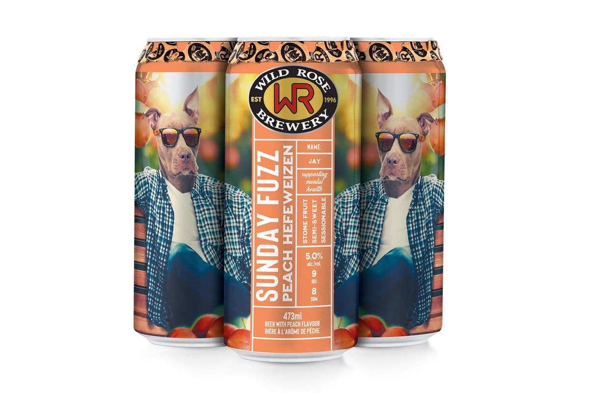Wild Rose Sunday Fuzz Peach Hef (1 x 4x473ml)