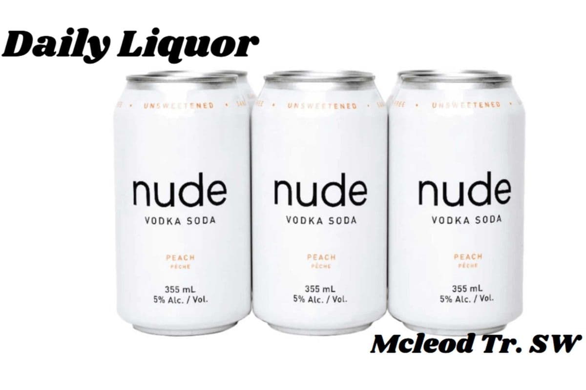 NUDE VODKA SODA PEACH 6 PKC (1 x 6 CANS)