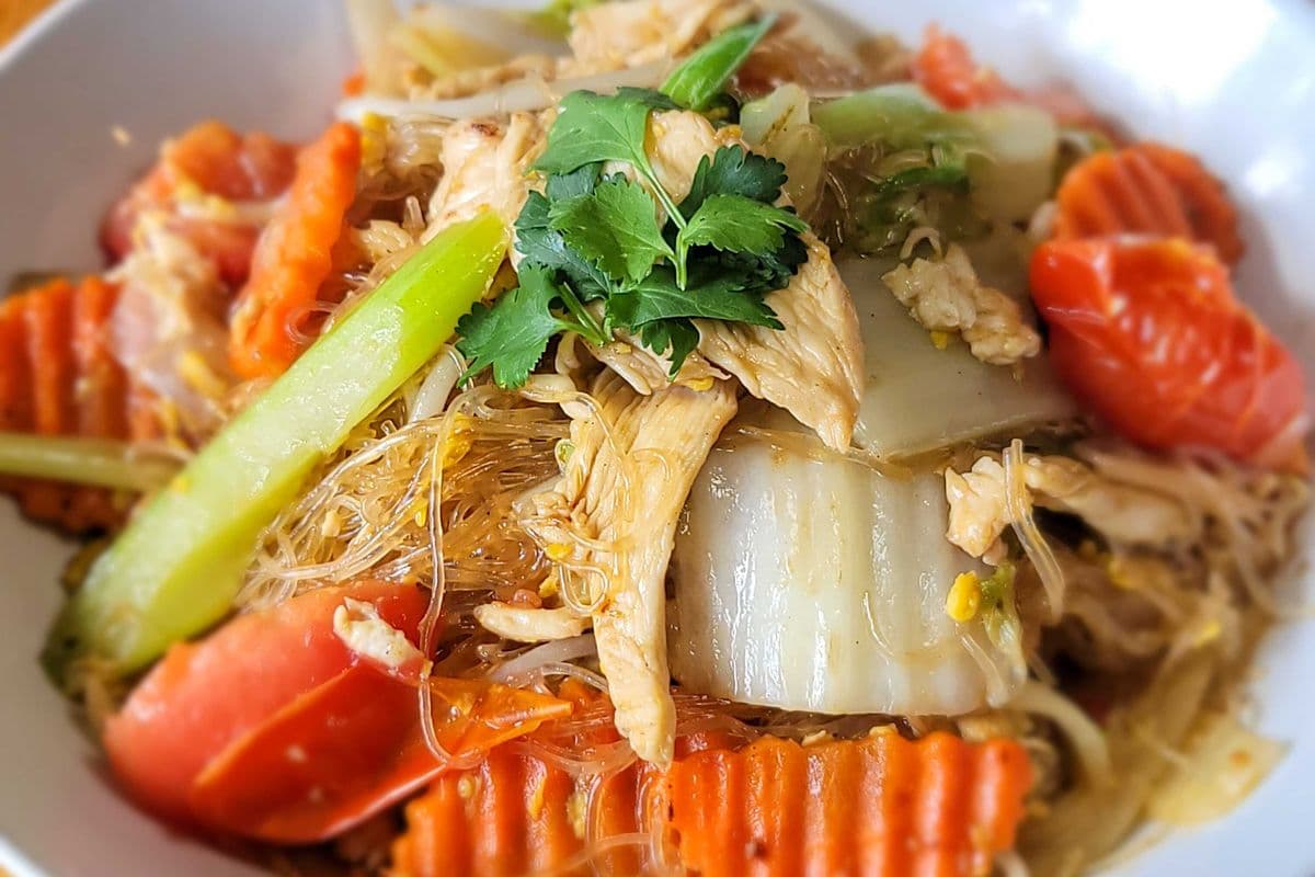 N7. Pad Woon Sen (Bean Thread Noodle)