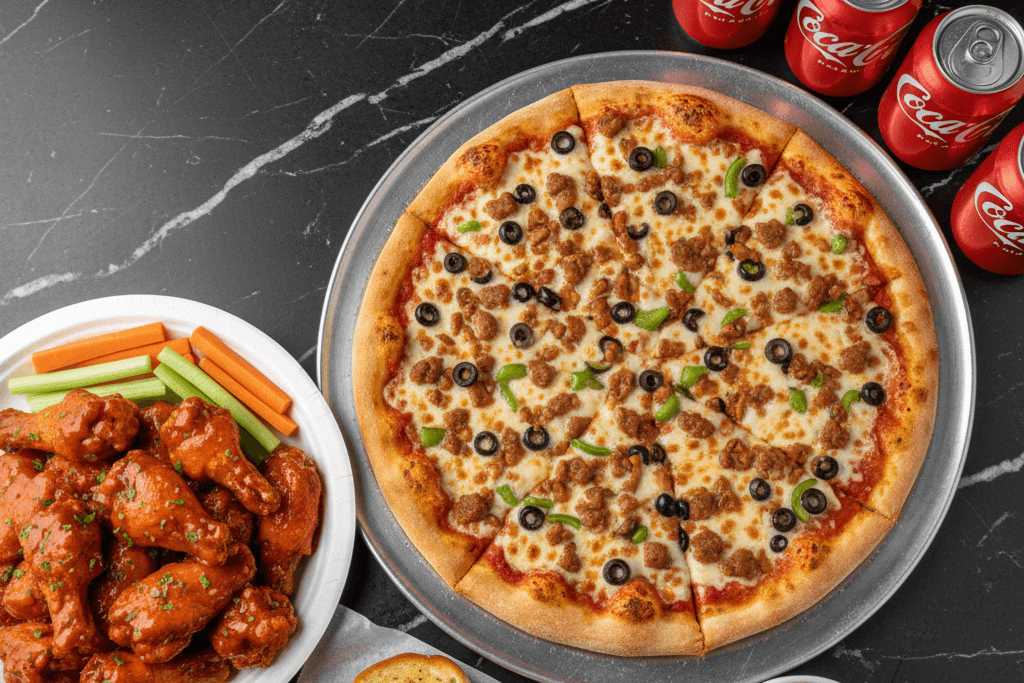 Pizza and Wings Combo Three