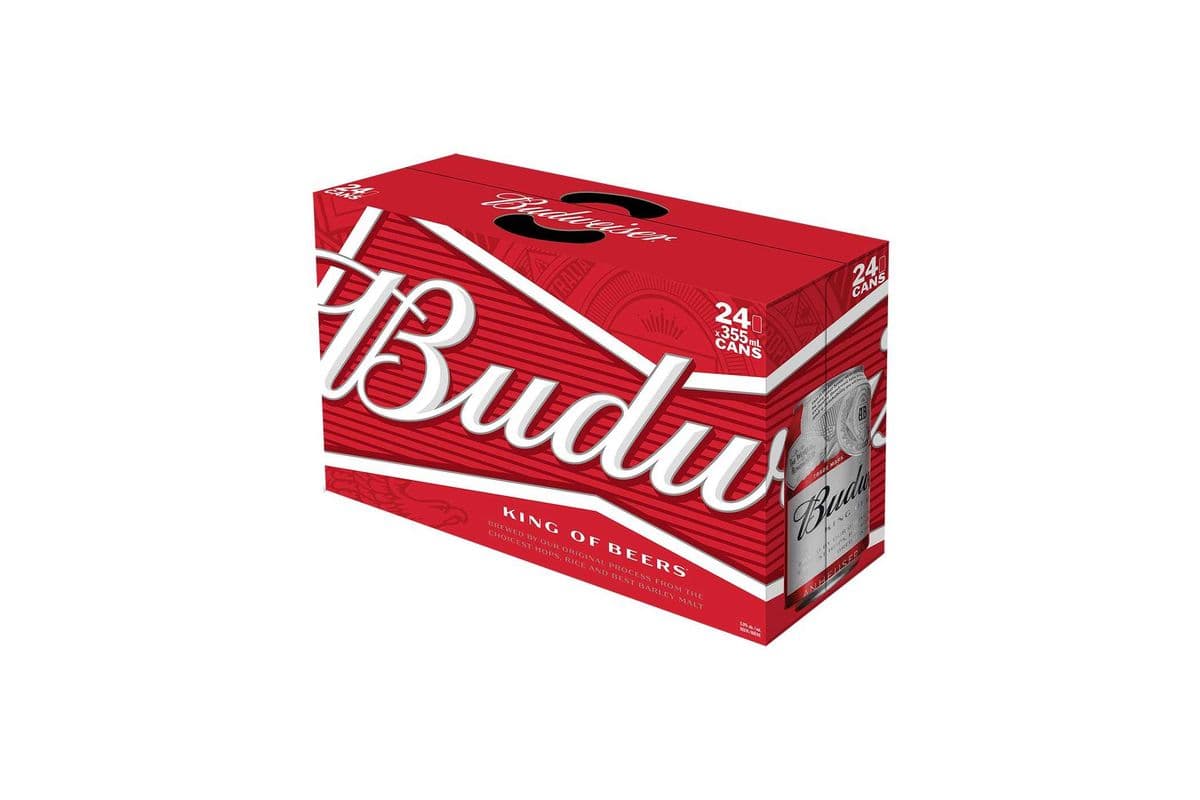 Budweiser (24 Pack) (24 x 355 ml Cans)