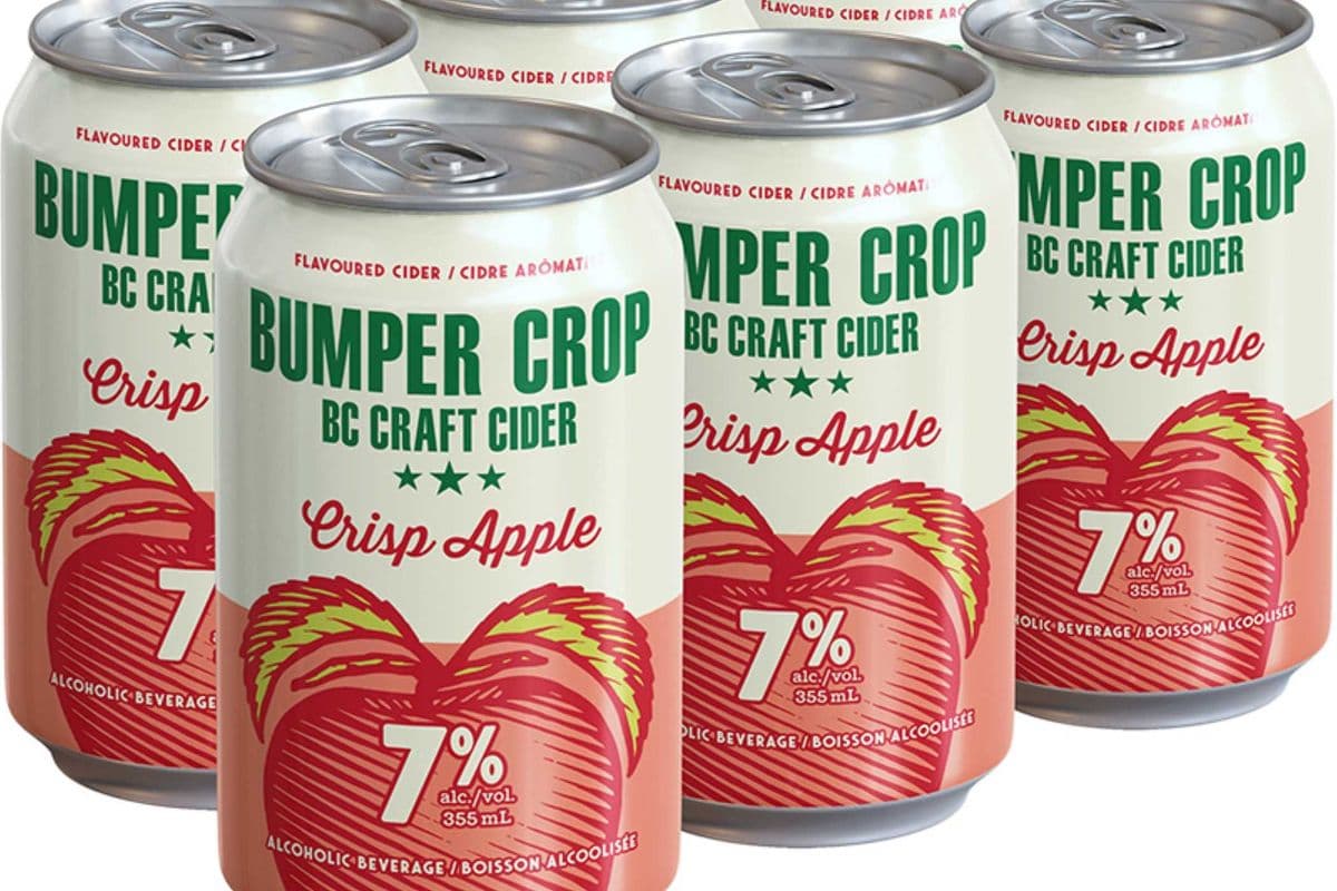 BUMPER CROP CIDER -CRISP APPLE (6 x 355ml)