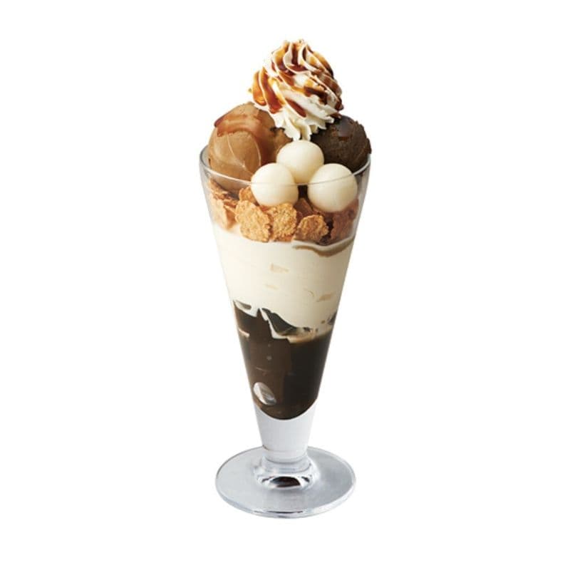 Hojicha Shiratama Parfait
