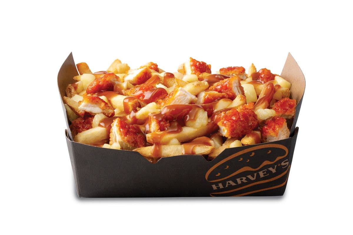 Poutine poulet Buffalo grand format / Large Buffalo Chicken Poutine
