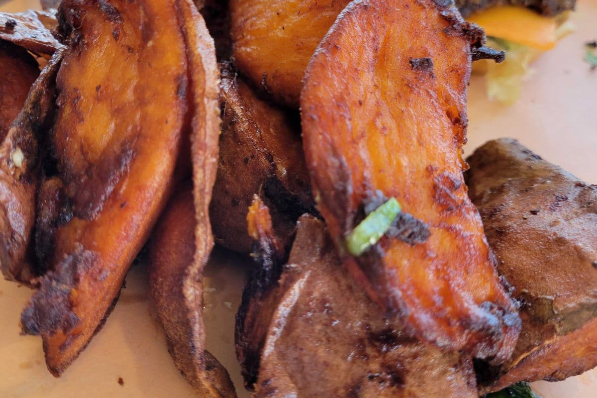 Crispy Yams with Old Bay