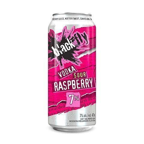 Black Fly Vodka Sour Raspberry 473ml
