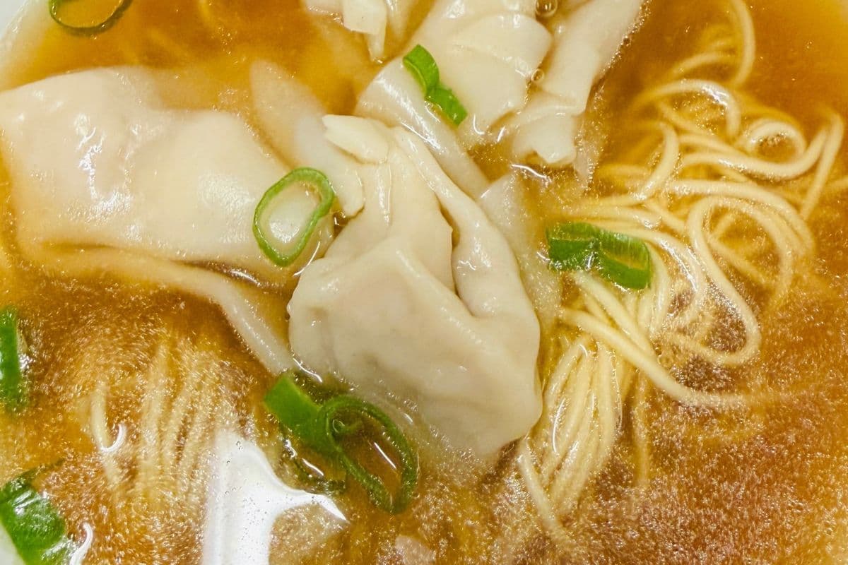 20. Wonton Soup with Noodles