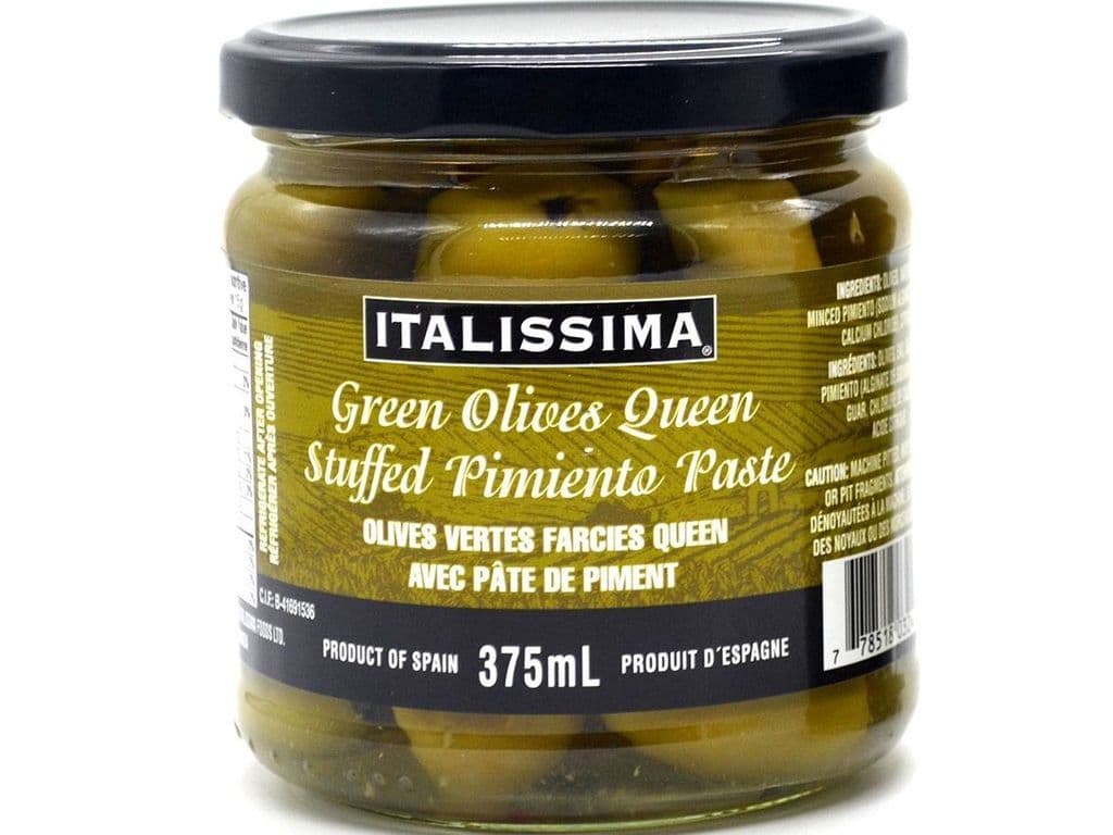 ITALISSIMA GREEN OLIVES GREEN STUFFED PIMENTO PASTE 375ML