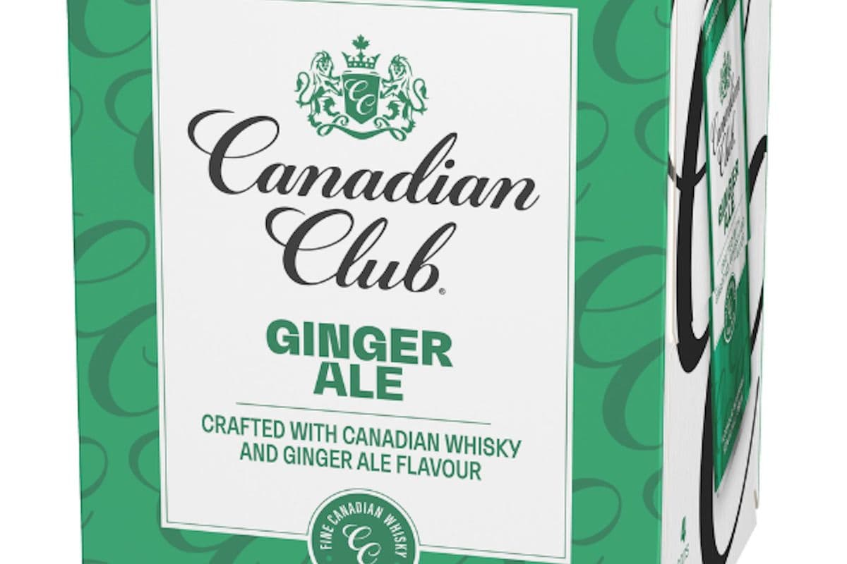 CANADIAN CLUB & GINGER 4PK (1 x 4 x 355ml can )