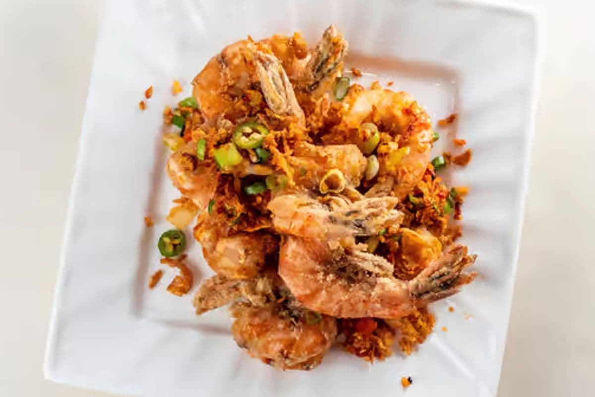 Deep-Fried Prawn with Chilli Pepper and Salt 椒鹽中蝦